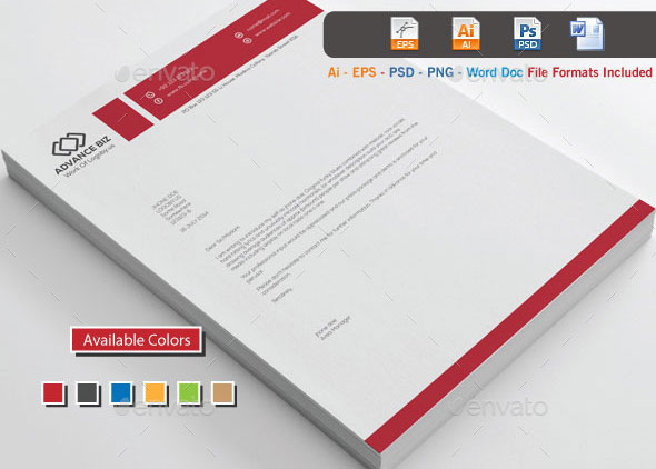 Formal Letterhead Template