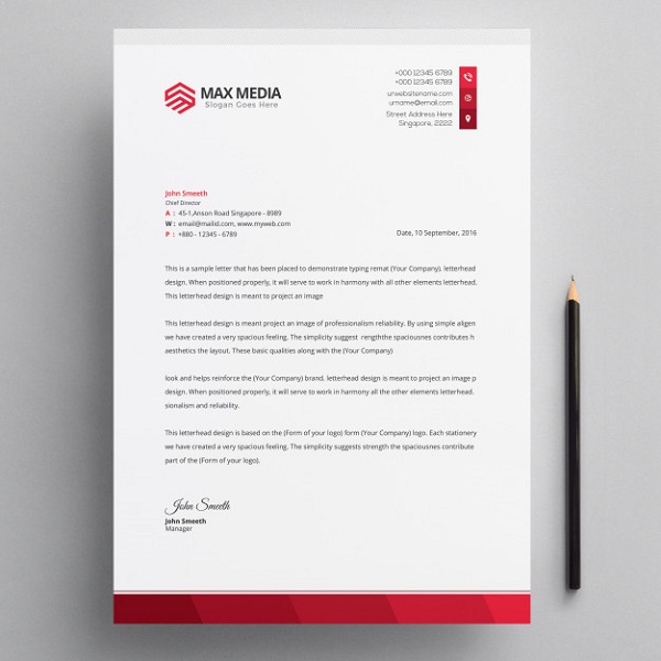 Company Letterhead Download