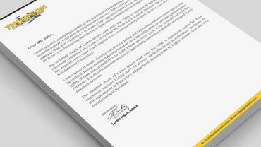 Construction Company Letterhead