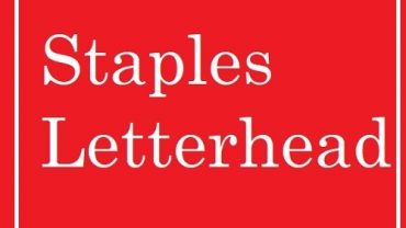 Staples Letterhead