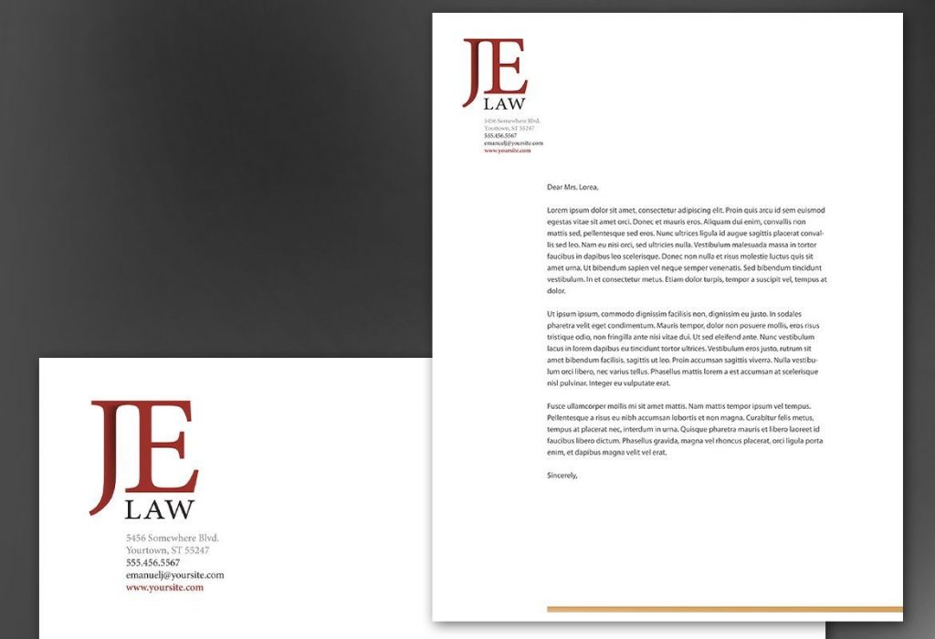 Attorney Letterhead Templates