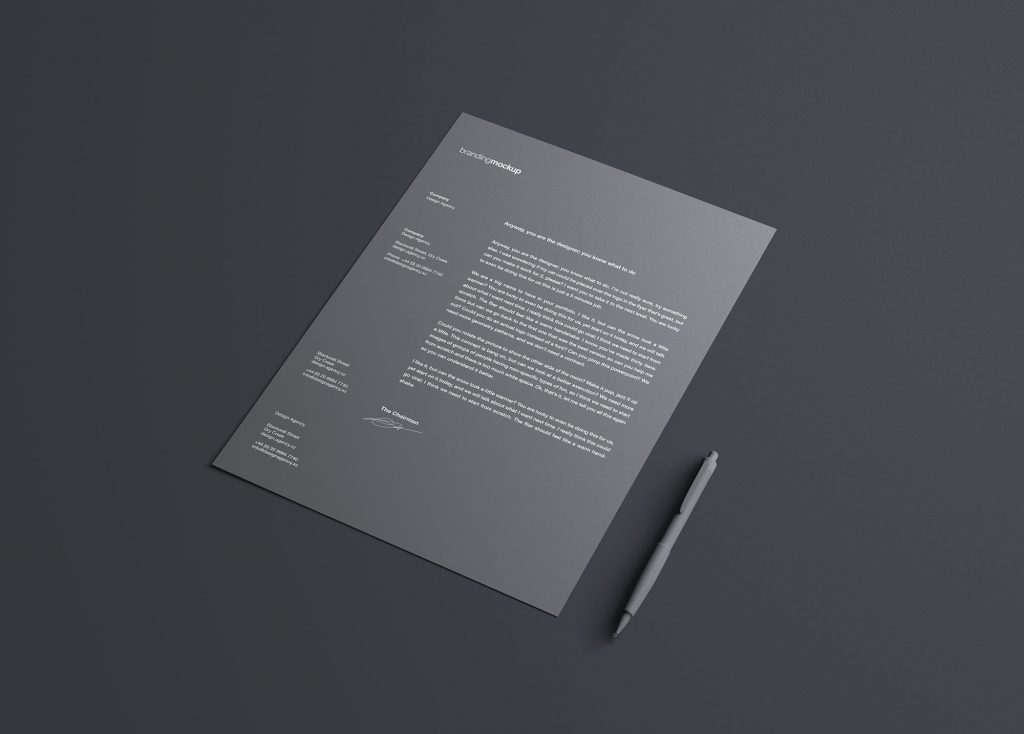 Letterhead Mockup