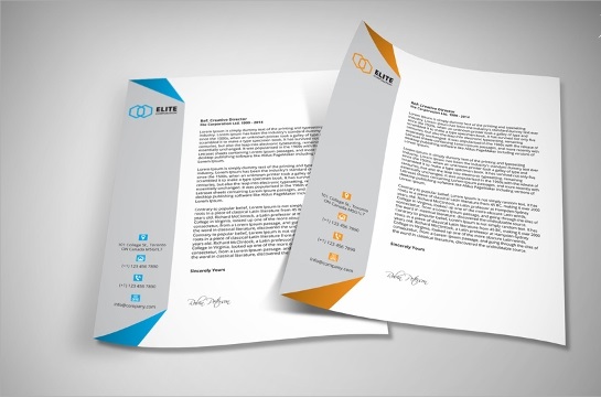 Letterhead Template PSD