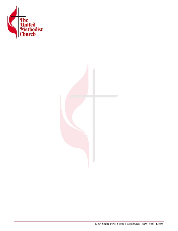 church letterhead template 06