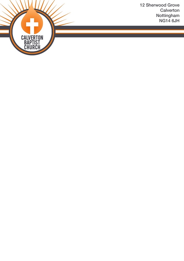 church letterhead template 08