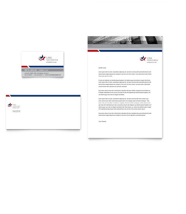 Law Firm Microsoft office letterhead templates