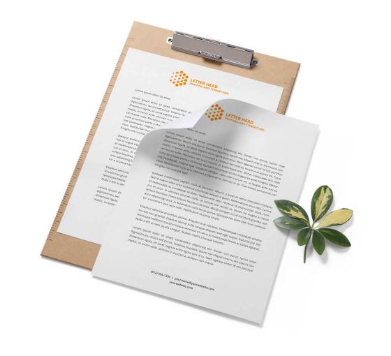 letterhead template word