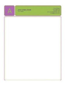 Business Letterhead Template 09