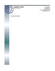 Company Letterhead Sample 06