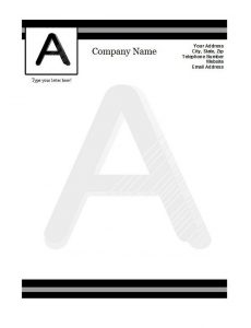 Company Letterhead Sample 07