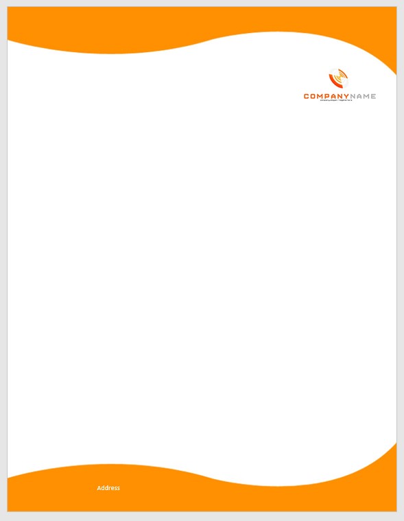 company letterhead sample