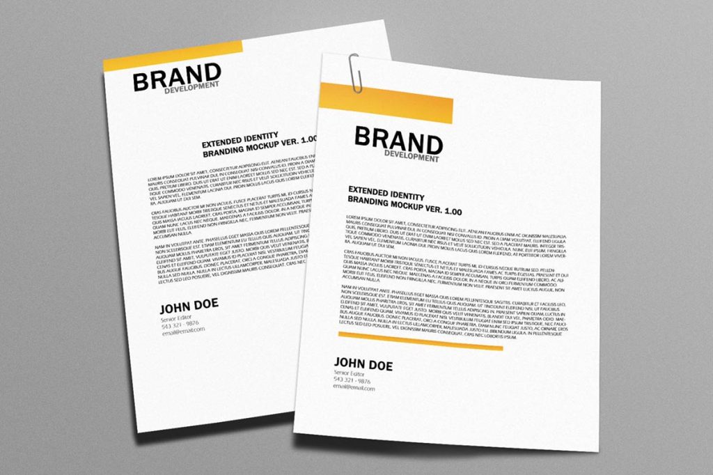 free business letterhead templates