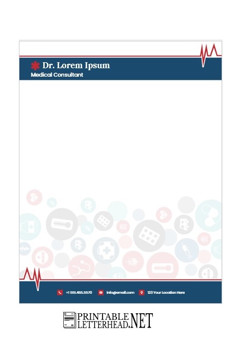 Creative Doctor Letterhead Design