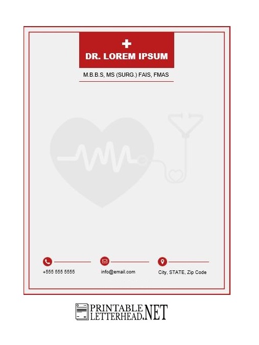 Doctor Letterhead Design 07