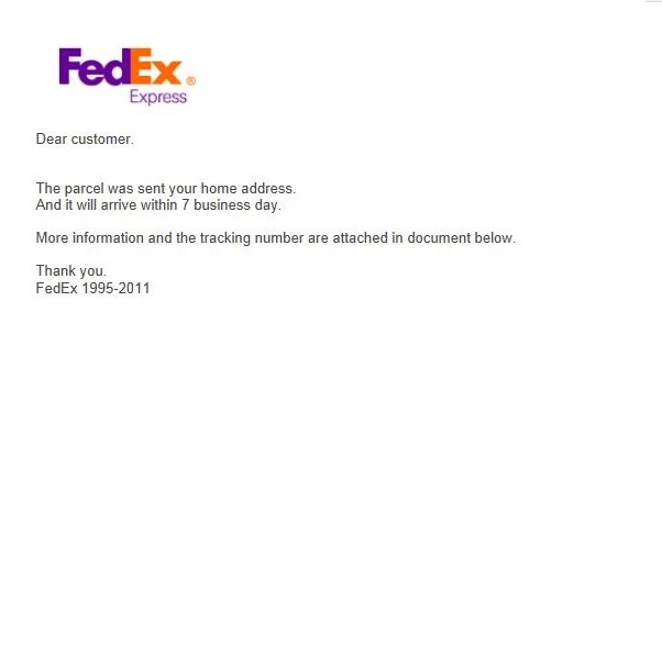 Fedex Letterhead Template