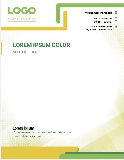 Letterhead Examples With Logo 04