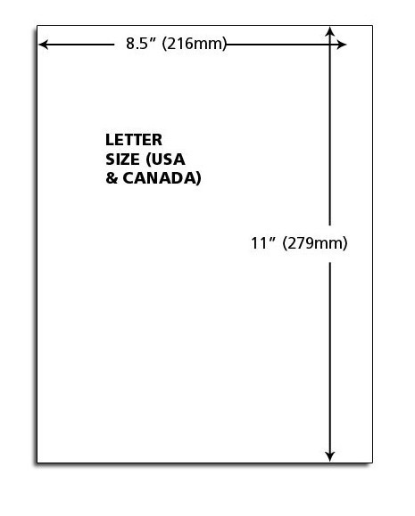 Letterhead Paper Size