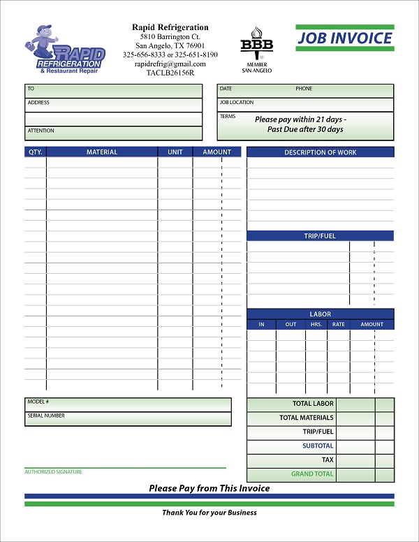 Letterhead Receipt Template 04