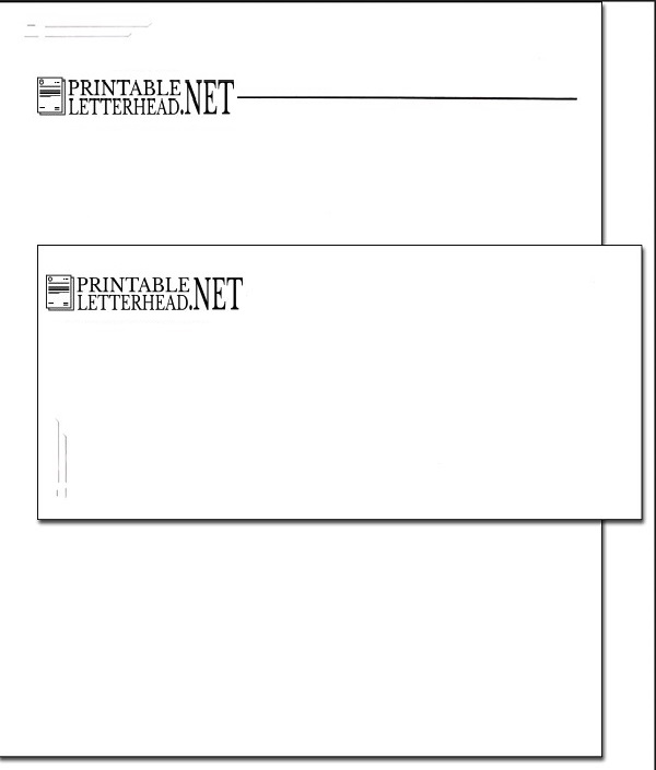 Letterhead and envelope printing 01