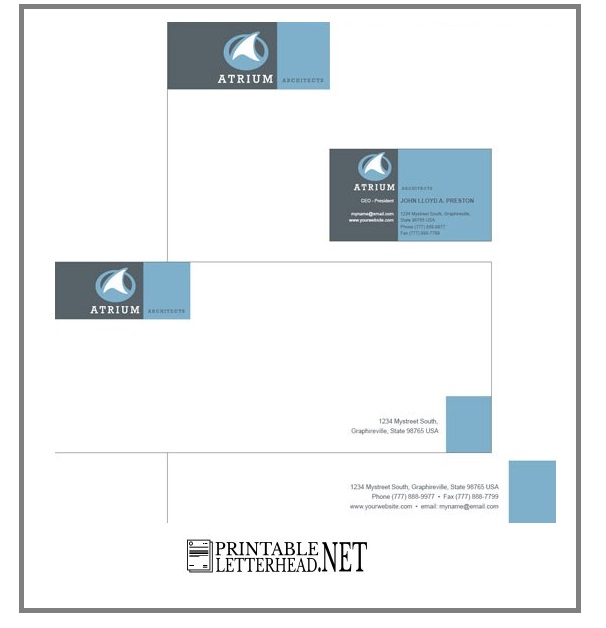 Letterhead and envelope printing 05