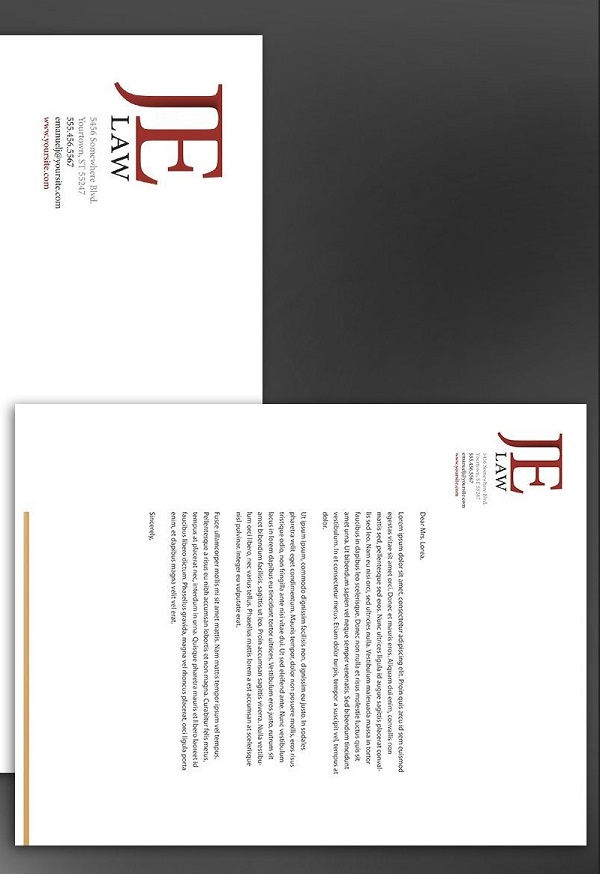 law firm letterhead