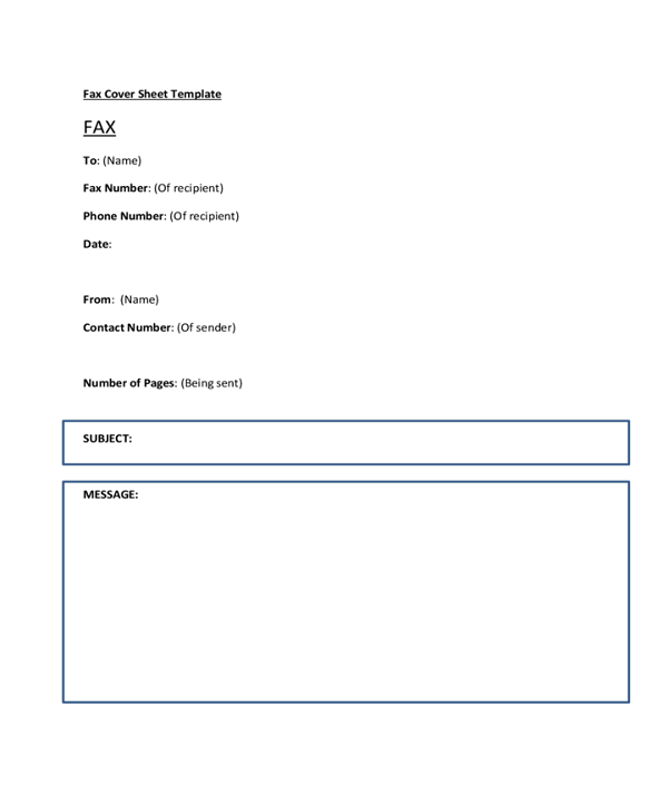 How To Fill Out A Fax Cover Sheet 5 Best STEPS - Printable ...