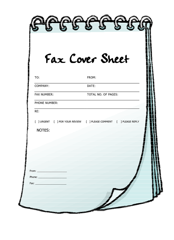 26 fax cover sheet