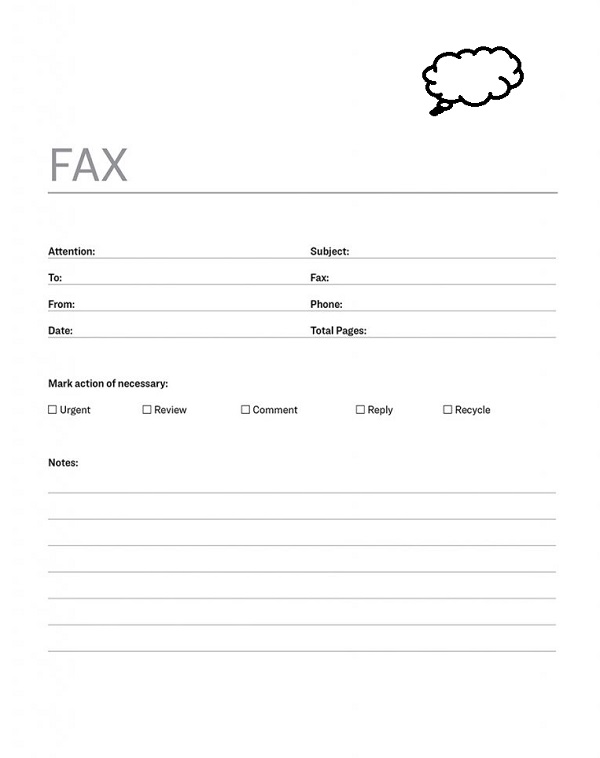 2 Personal Fax Cover Sheet