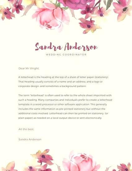 71. personal letterhead design 1