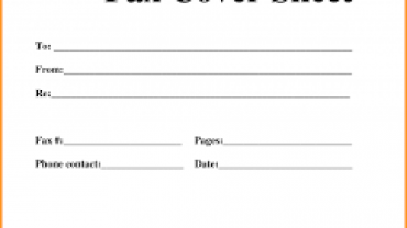 How To Fill Out A Fax Cover Sheet