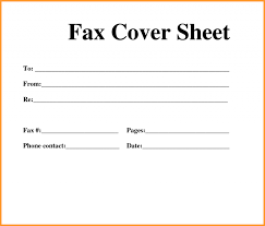 How To Fill Out A Fax Cover Sheet