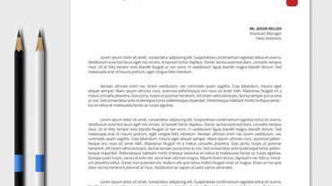 technology business letterhead