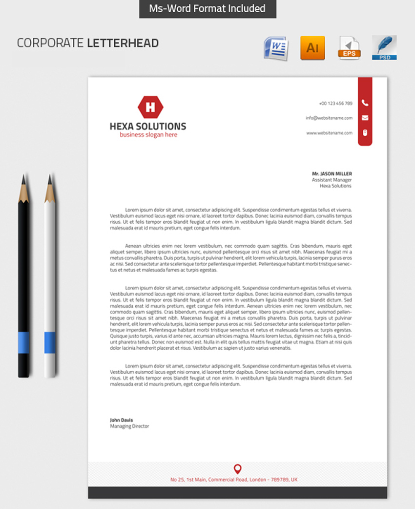 Technology Business Letterhead Technology Business Letterhead