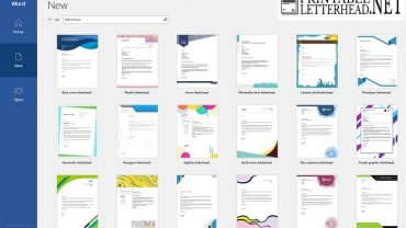 Creating Letterhead In Word