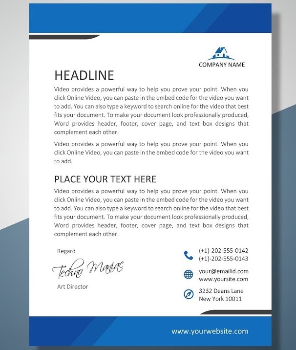 Creative Letterhead Design Ideas