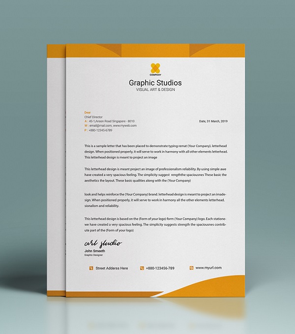 Creative Letterhead templates free