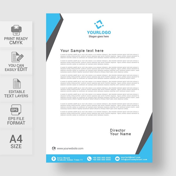 Creative letterheads word Download