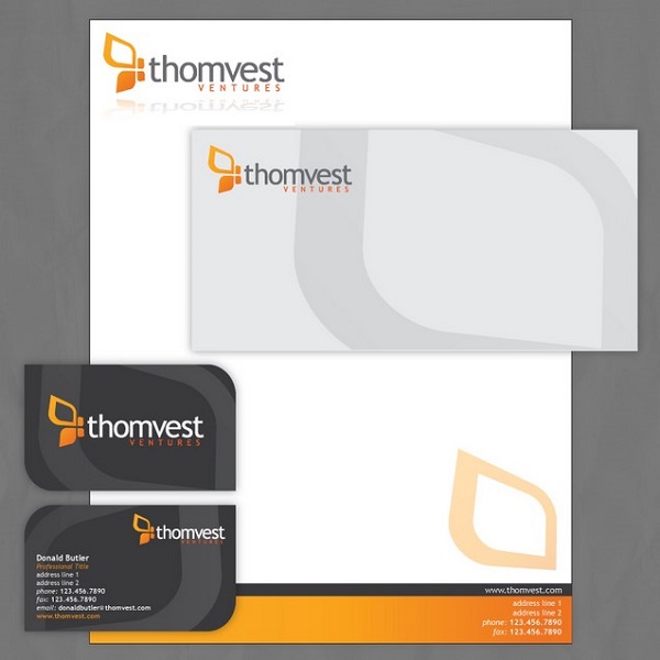 graphic designer letterhead template