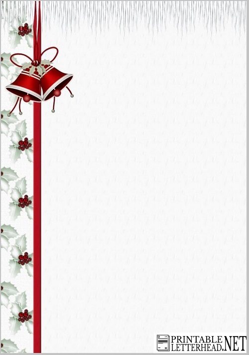 Holiday Letterhead Template