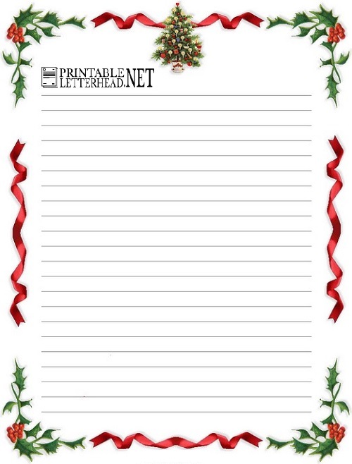 Holiday Letterhead