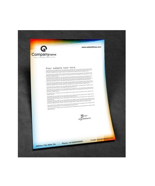 Letterhead Template Illustrator Example