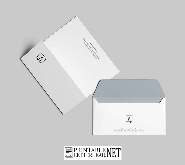 Letterhead envelope