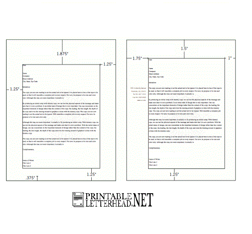 Letterhead Size in Photoshop