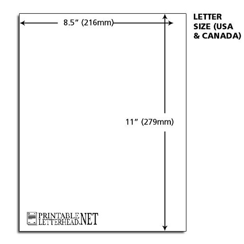 Letterhead size in illustrator