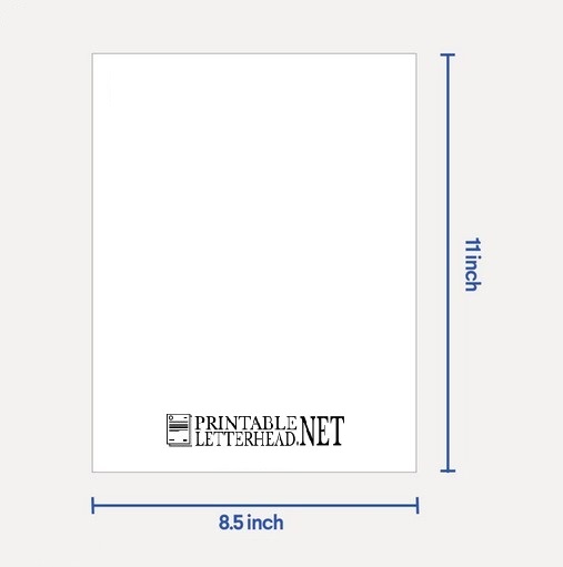 Standard Letterhead Size