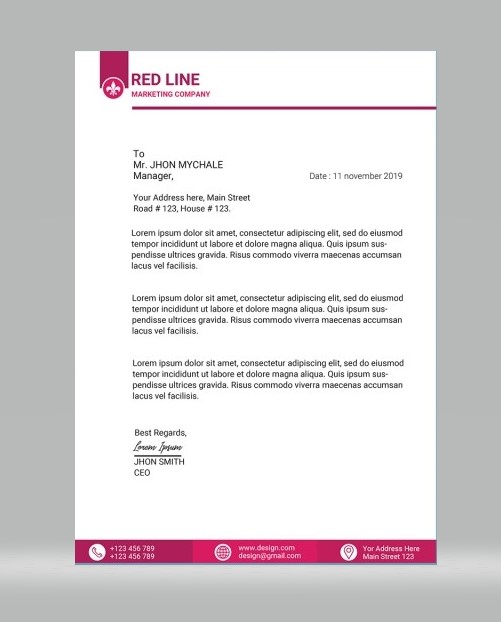 Unique Letterhead 09