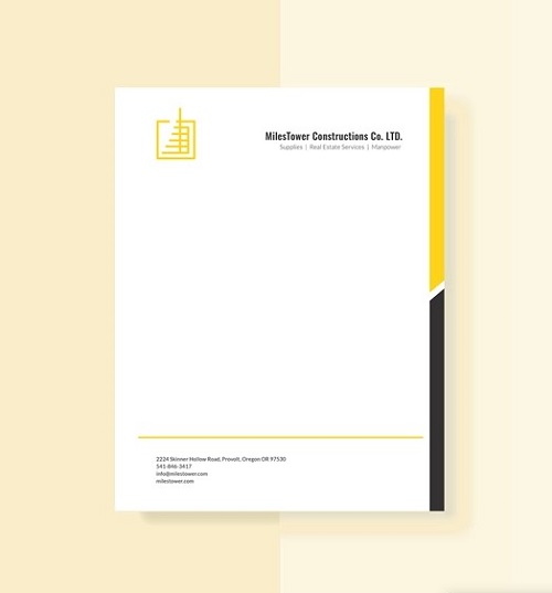 fancy letterhead