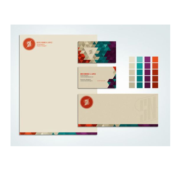 graphic designer letterhead