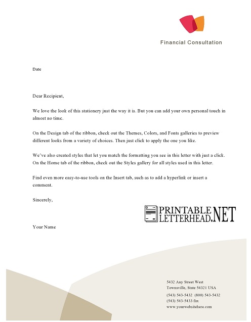 letterhead examples for business 01